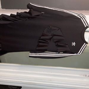Long sleeve adidas ruffle dress (j koo)
